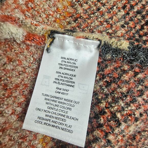 Natural Reflections Womens Southwestern Cardigan Sweater 1X Aztec Western Boho - Picture 7 of 8